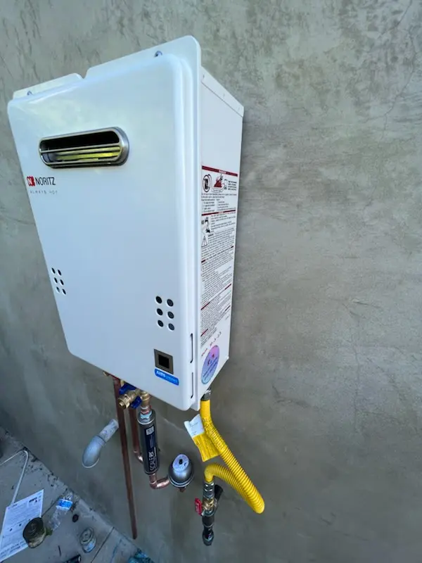 Tankless water heater installation for Ruthed Estates homes